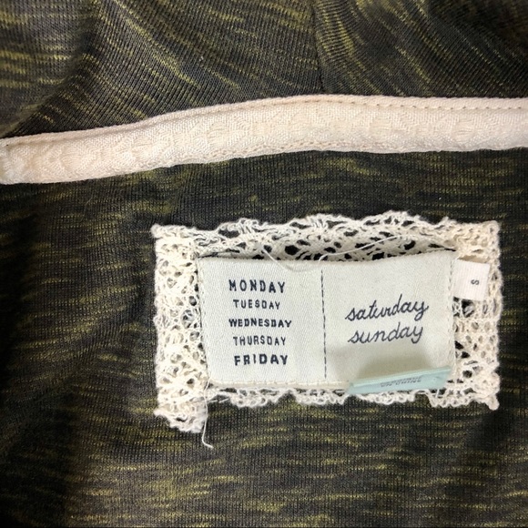 Anthro Saturday Sunday Green Cowl Neck Dress Small - Picture 4 of 12